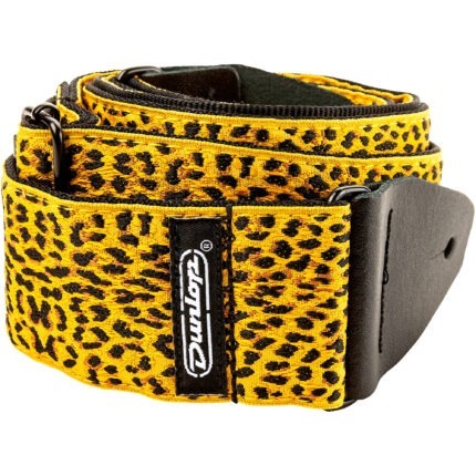 Dunlop D6725 Jacquard Guitar Strap - Leopard Skin