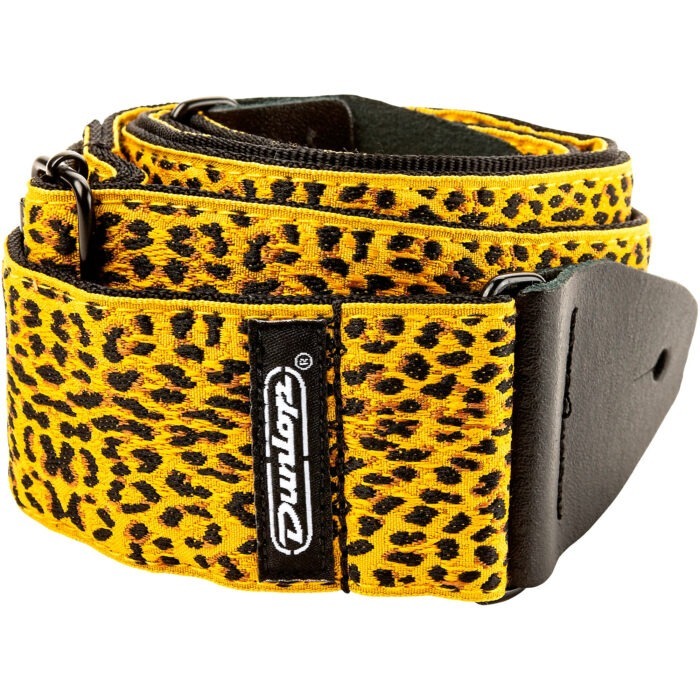 Dunlop D6725 Jacquard Guitar Strap - Leopard Skin