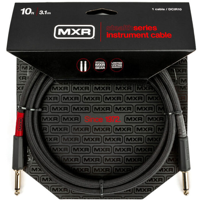 MXR DCIR10 10' Foot Stealth Series Instrument Cable