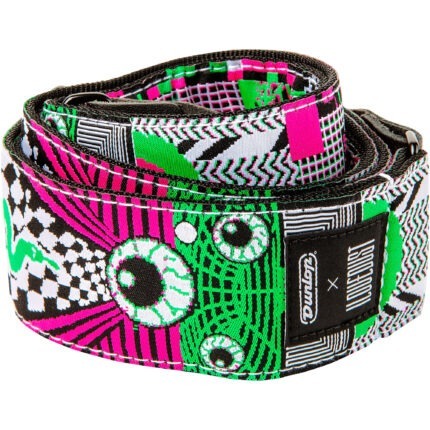 Dunlop ILD14 ILOVEDUST Jacquard Guitar Strap - Mnemonic Fuzz