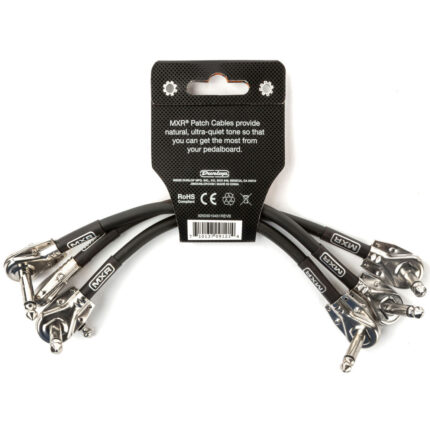 MXR 3PDCP06 6" Pedalboard Right Angle Patch Cable (3-pack)