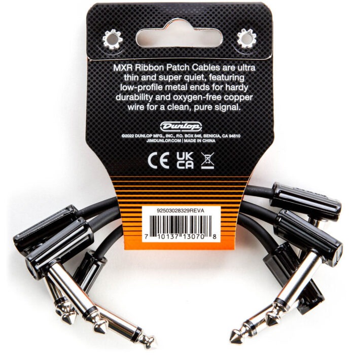 MXR 3PDCPR03 3-Inch Right Angle Ribbon Patch Cable (3-pack)