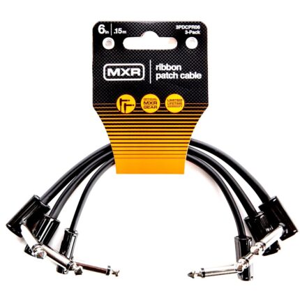 MXR 3PDCPR06 6-Inch Right Angle Ribbon Patch Cable (3-pack)
