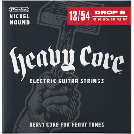 Dunlop DHCN1254 Heavy Core Electric Guitar Strings 12-54