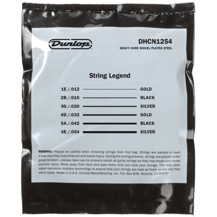 Dunlop DHCN1254 Heavy Core Electric Guitar Strings 12-54 - Image 3