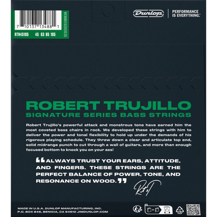 Dunlop RTN45105 Robert Trujillo Nickel Wound Bass Strings