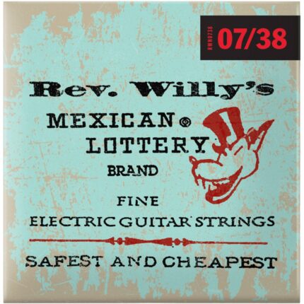 Dunlop RWN0738 Rev Willys Lottery Brand Guitar Strings 07-38