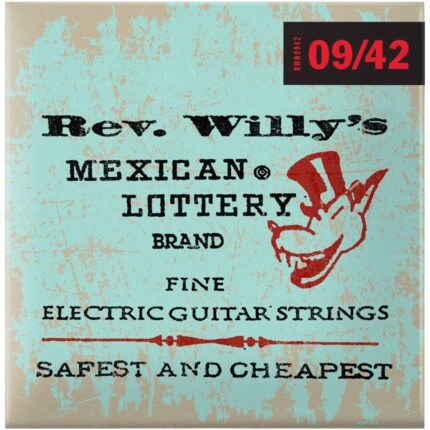 Dunlop RWN0942 Rev Willys Lottery Brand Guitar Strings 09-42