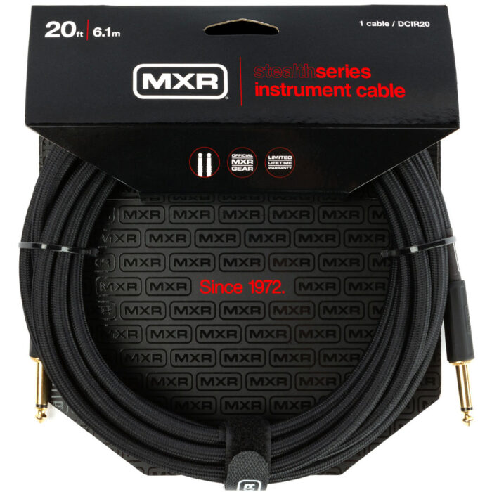 MXR DCIR20 20' Foot Stealth Series Instrument Cable