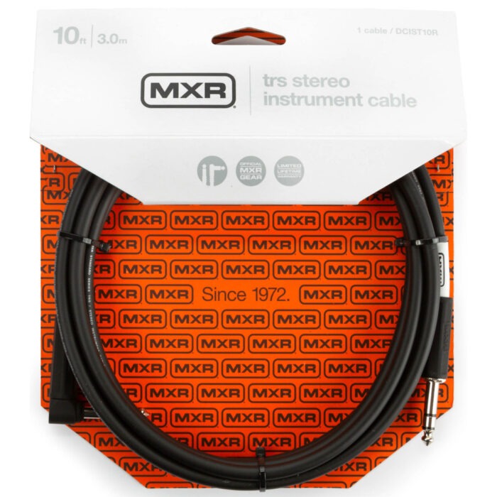 MXR DCIST10R 10' Foot TRS Stereo Instrument Cable