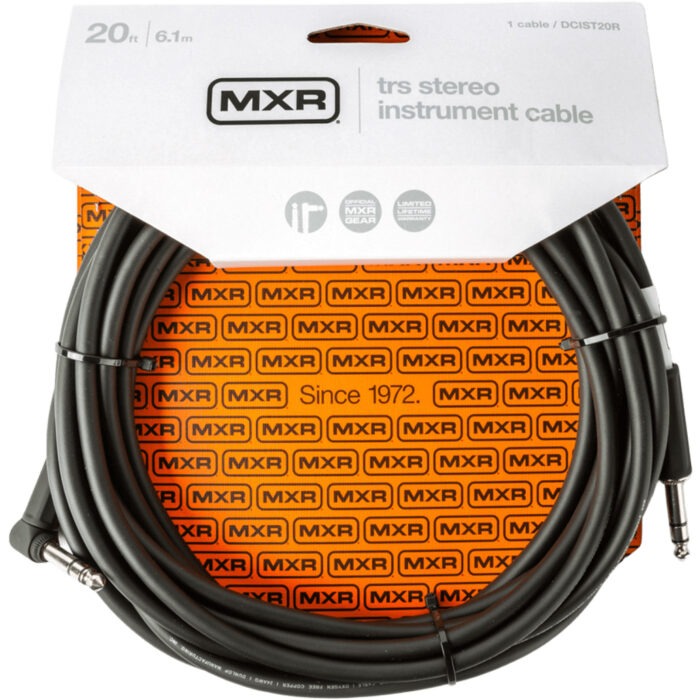 MXR DCIST20R 20' Foot TRS Stereo Instrument Cable