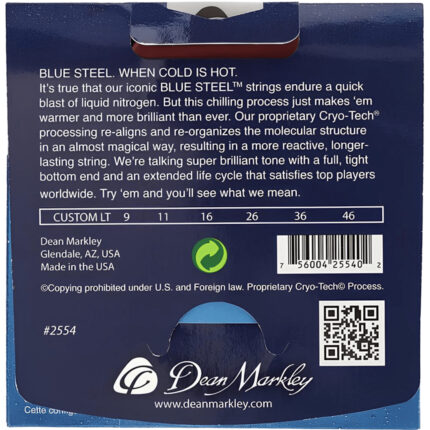 Dean Markley 2554 Blue Steel Electric Guitar Strings