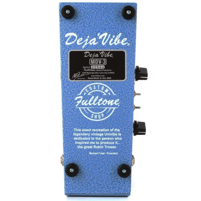 Fulltone Custom Shop Mini Deja'Vibe 3 Vintage Rotary Pedal